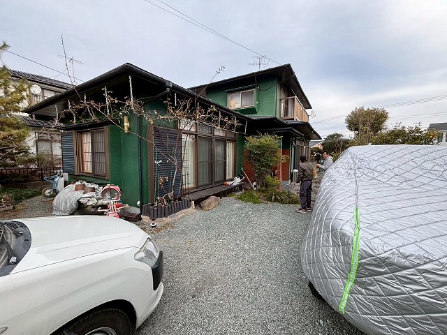 仙台市太白区で屋根カバー工事を検討、金属屋根の変色や錆が見られた現地調査
